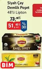 LİPTON SİYAH ÇAY DEMLİK POŞET